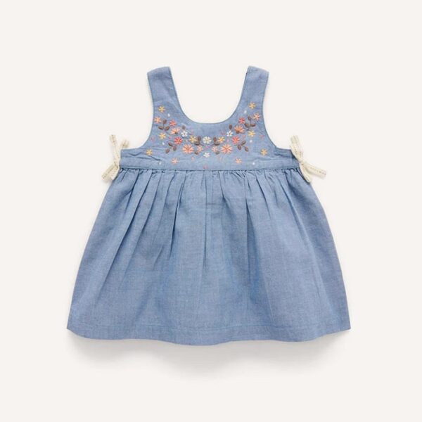 Vestido Bordado Frangipani