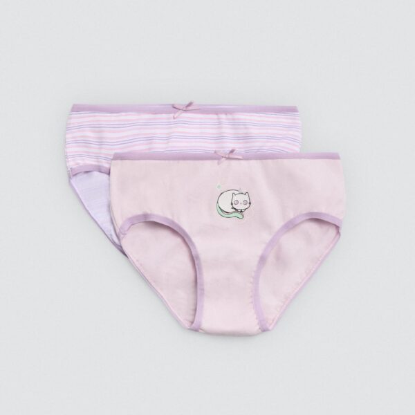 Pack 2 bragas infantiles algodón estampadas Meaow