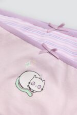 Pack 2 bragas infantiles algodón estampadas Meaow - Imagen 2