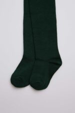 Leotardo clásico bebé verde botella