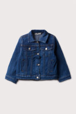 Chaqueta denim con cierre de botones en la parte frontal de la prenda - Imagen 2