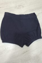 Conjunto camisa manga larga verde oliva con cuadros azul marino y ranita marino - Imagen 5