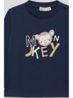 Camiseta manga larga azul petróleo - Imagen 6