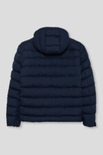 Chaquetón acolchado con bolsillos laterales, capucha integrada y cierre de cremallera frontal - Imagen 8