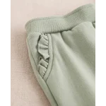 Conjunto de bebé jersey cuello volante y pantalón bolsillos volante - Imagen 3