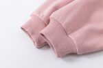 Sudadera rosa palo cuello volante puntilla blanca - Imagen 8