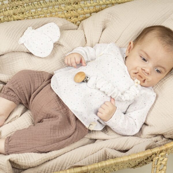 Pack Regalo Gauze (conj+ babero+ manoplas)