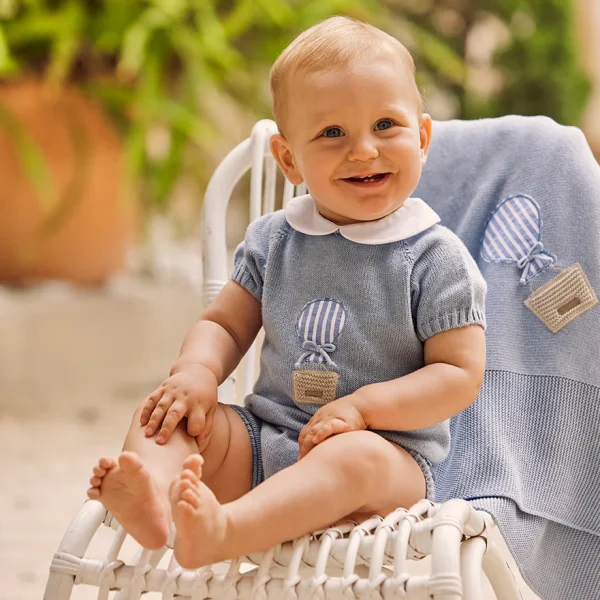 Conjunto Pantalón Globo - Cielo