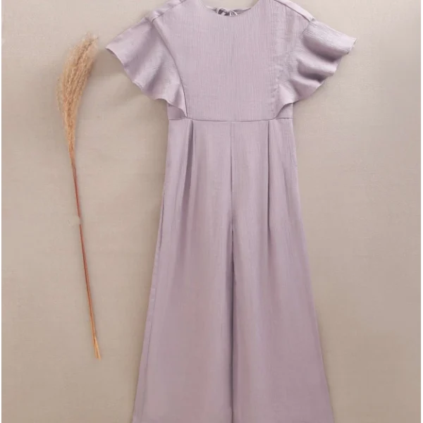 MONO LARGO MALVA CUELLO EN PICO