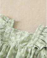 RANITA VERDE ESTAMPADO HOJAS - Imagen 4