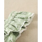 RANITA VERDE ESTAMPADO HOJAS - Imagen 2