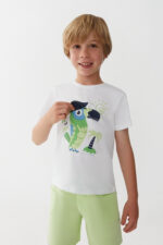 CONJUNTO SHORT Y CAMISETA LORO CON PARCHE MOVIL
