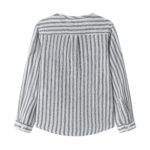 CAMISA MANGA LARGA TEJIDO BAMBULA MIL RAYAS AUZLES MARINERA - Imagen 3