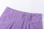Short vaquero color malva - Imagen 8
