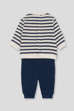 Sudadera de rayas marineras con estampado de koala y pantalón azul noche. - Imagen 5
