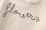 Conjunto sudadera afelpada con letras de cuerda glitter y falda de vuelo en tejido micropana. - Imagen 6