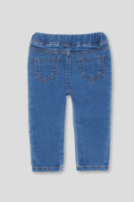 Legging en color azul medio con tejido suave y elástico. - Imagen 2