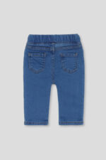 Pantalón denim medio en tejido denim elástico. - Imagen 2