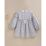 Vestido de cuadro vichy con estampado floral - Imagen 2