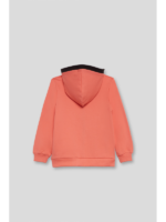 Sudadera coral con cremallera y capucha. - Imagen 4
